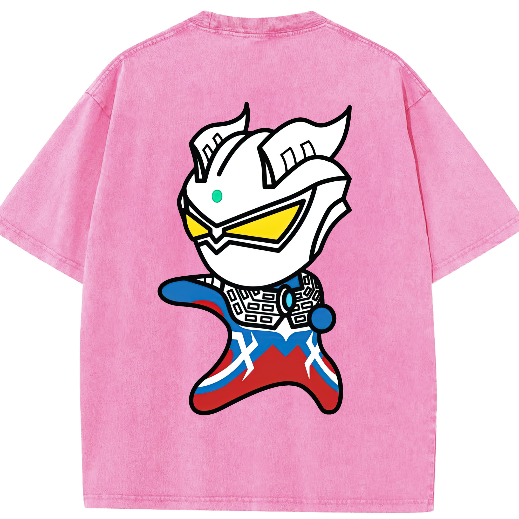 （画像用） ウルトラマン Ultraman 綿100% ヴィンテージ風 半袖Tシャツ（背面プリント）